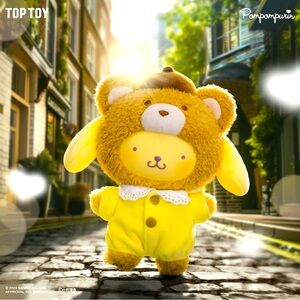 🆕 Sanrio Pompompurin Latte Bear Series. New with card no box.